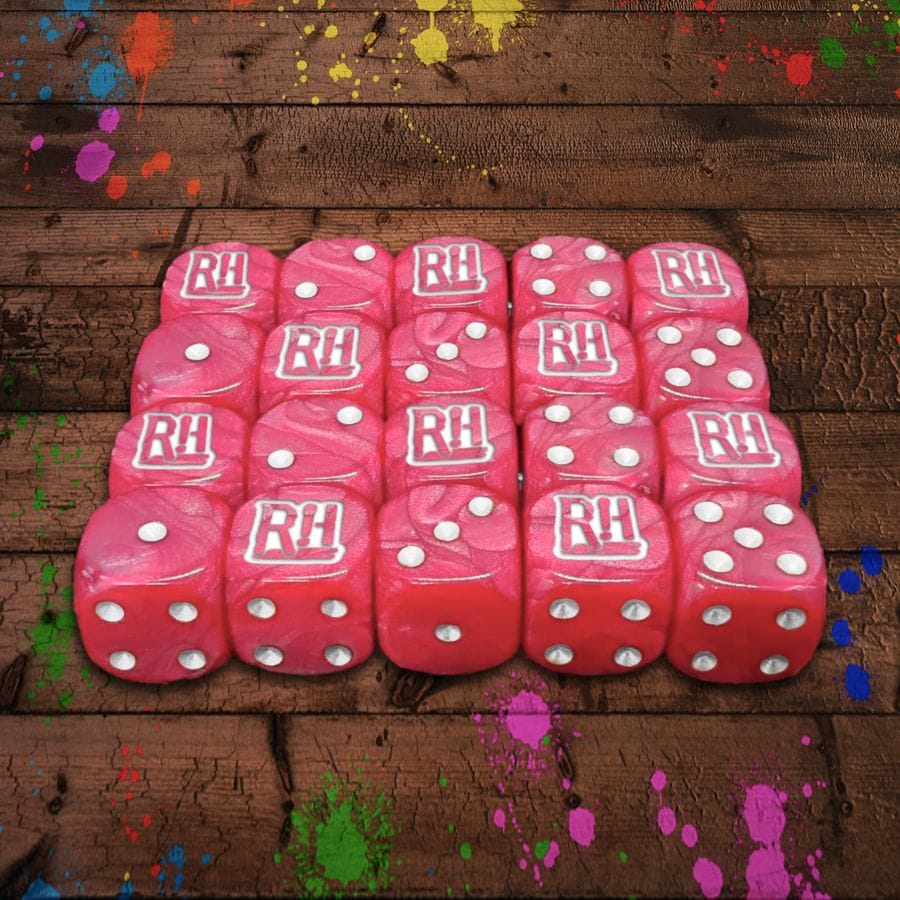 Rogue Hobbies Pink Dice (set of 20) - Rogue Hobbies